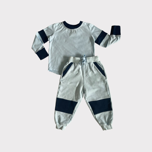 Blue Moto Jogger Set